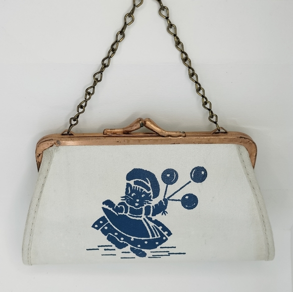 Handbags - Vintage Retro Cat Purse